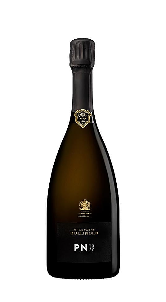 Botella de PNTX 20 de Champagne Bollinger.