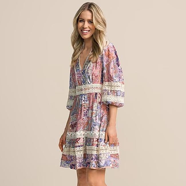 Vestido floral de Claire Luise, 219 euros.