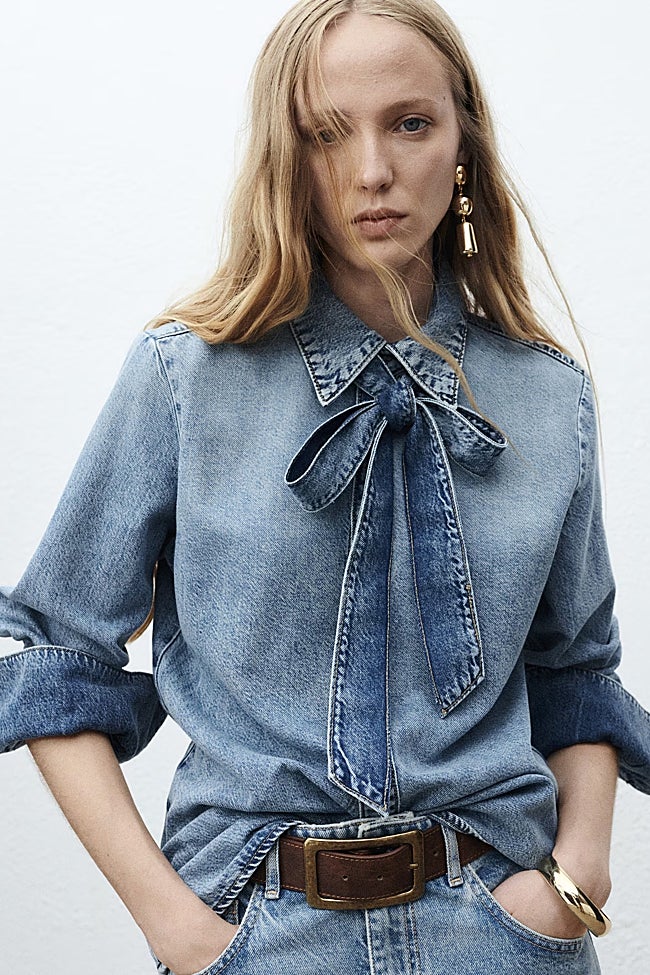 Camisa vaquera de Mango (35,99 euros)