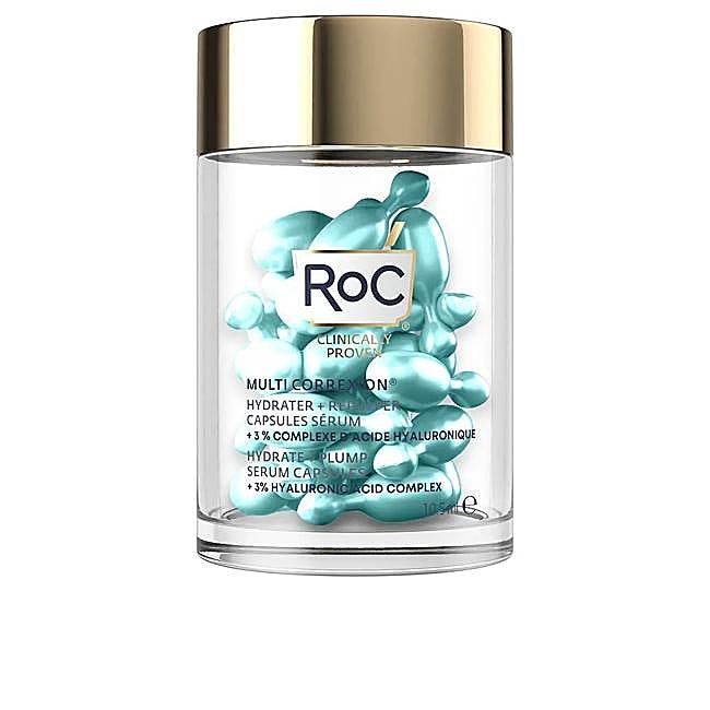 Roc Hydrate + Plump Cápsulas Serum con Ácido Hialurónico.