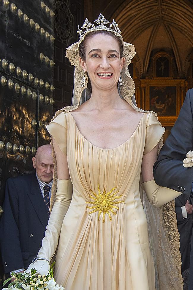 Sol Medina Orleans-Braganza, el día de su boda.