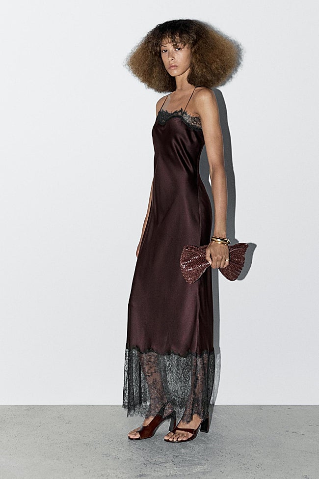 Vestido lencero de Massimo Dutti (149 euros)