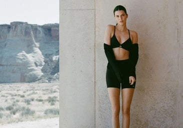 La modelo Kendall Jenner entrenando descalza.