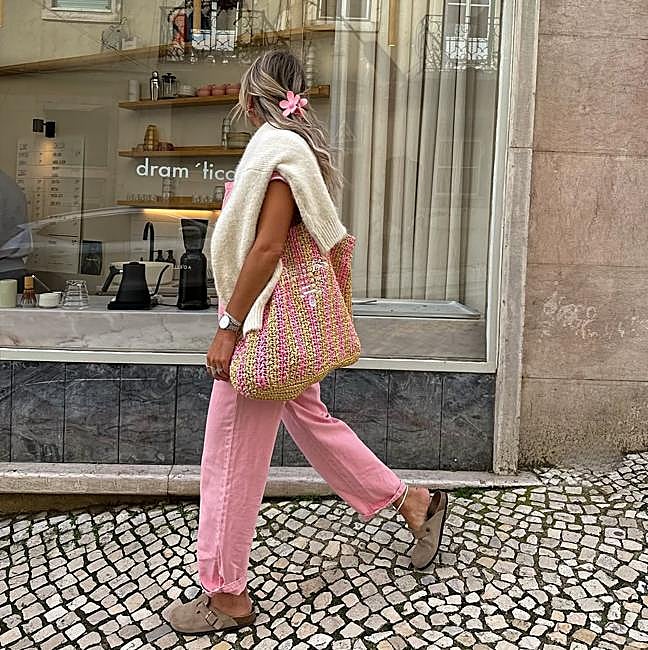 Semi recogido pinza flor