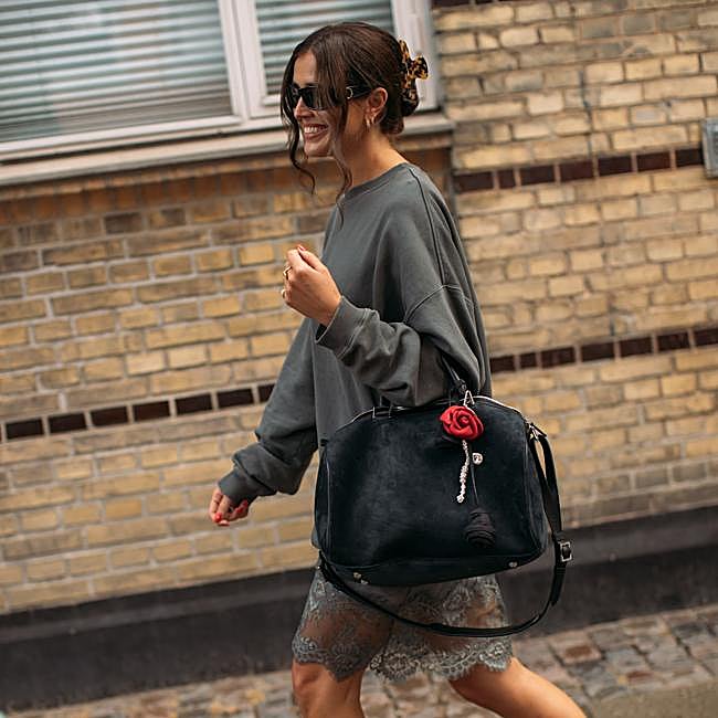 Recogido informal con pinza