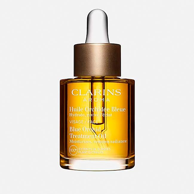 Aceite facial de sándalo de Clarins.