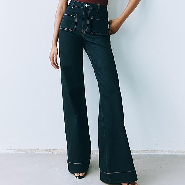 Vaqueros de tiro alto, 27,99 euros.