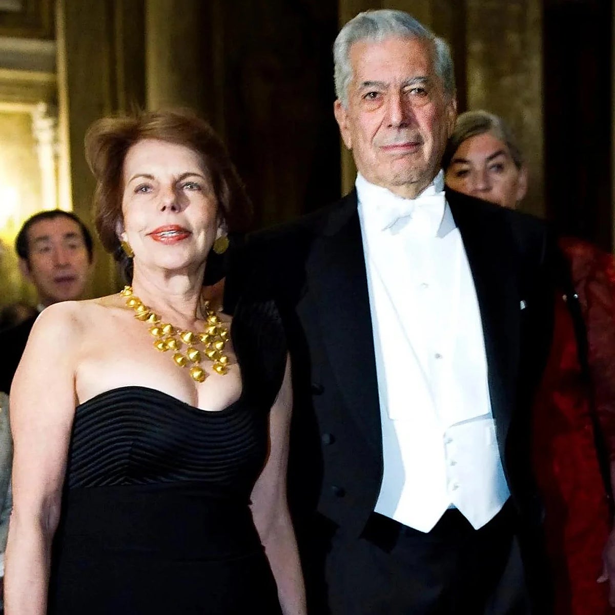 Patricia Llosa junto a Mario Vargas Llosa en 2010.