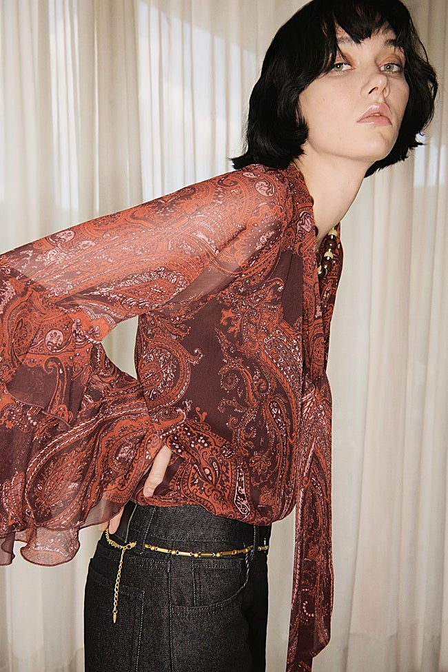 Vestido estampado de Mango (59,99 euros)