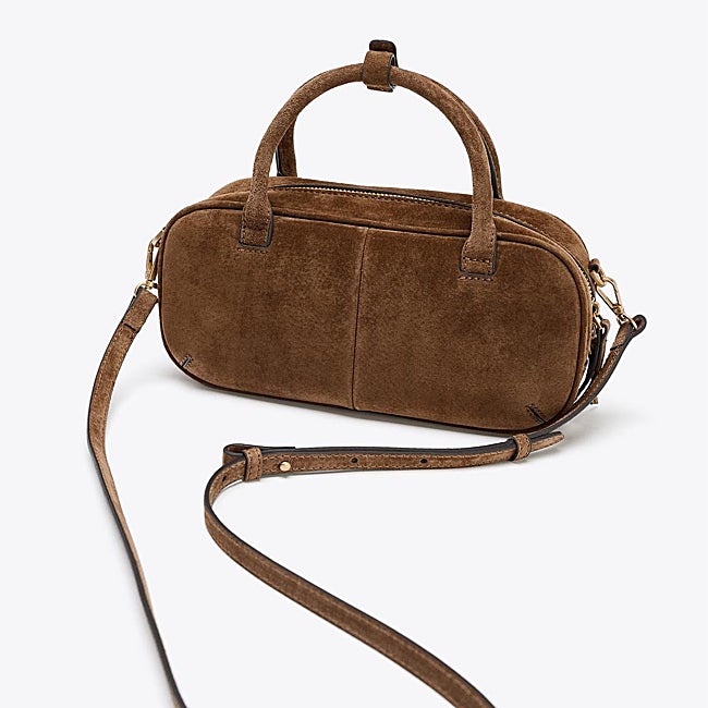 Bolso marrón de Zara (39,99 euros)