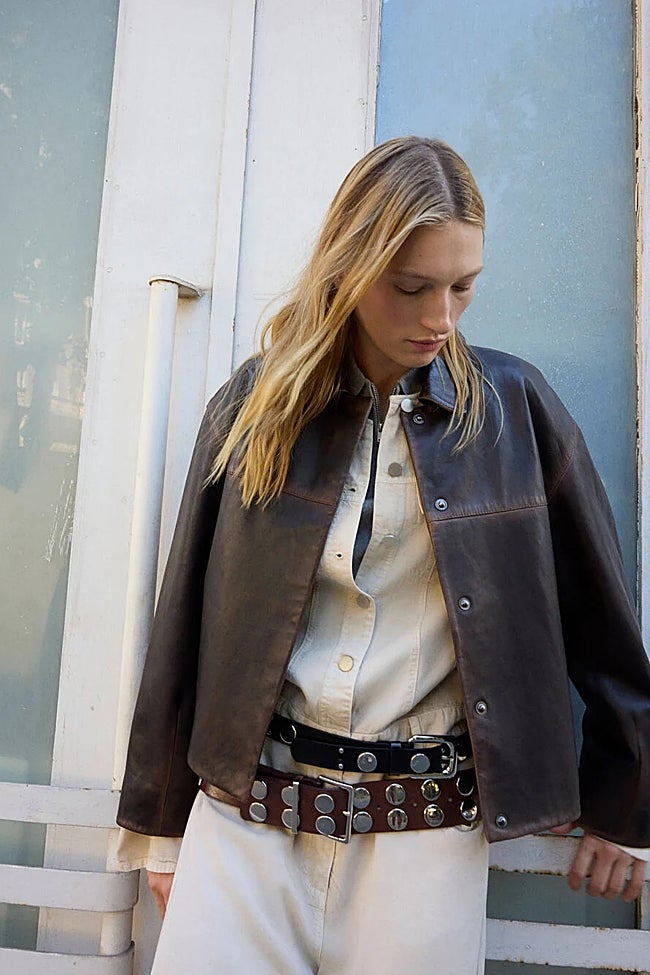 Chaqueta de piel de Parfois (129 euros)