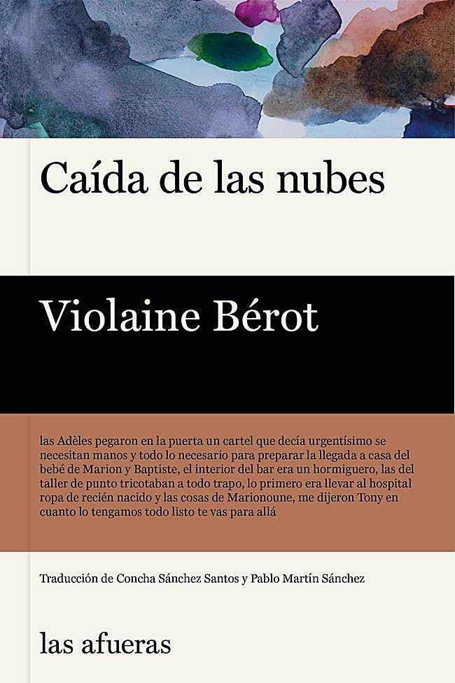 Portada de Caída de las nubes, la nueva novela de Violaine Bérot.