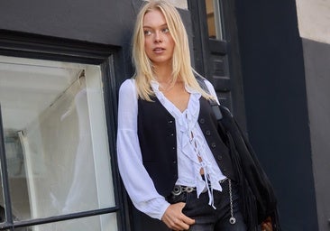 Las novedades de Stradivarius de la semana: blusas con volantes, pantalones que hacen tipazo y faldas satinadas