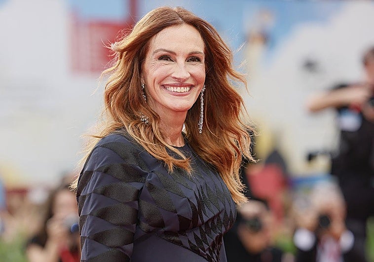La actriz Julia Roberts durante el Festival de Venecia de 2025.
