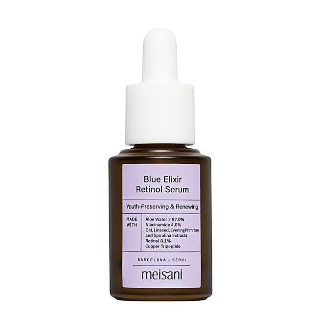 Blue Elixir Retinol Serum de Meisani.