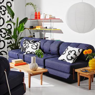 Imagen secundaria 1 - Sillón VÅRKUMLA en tela vaquera.