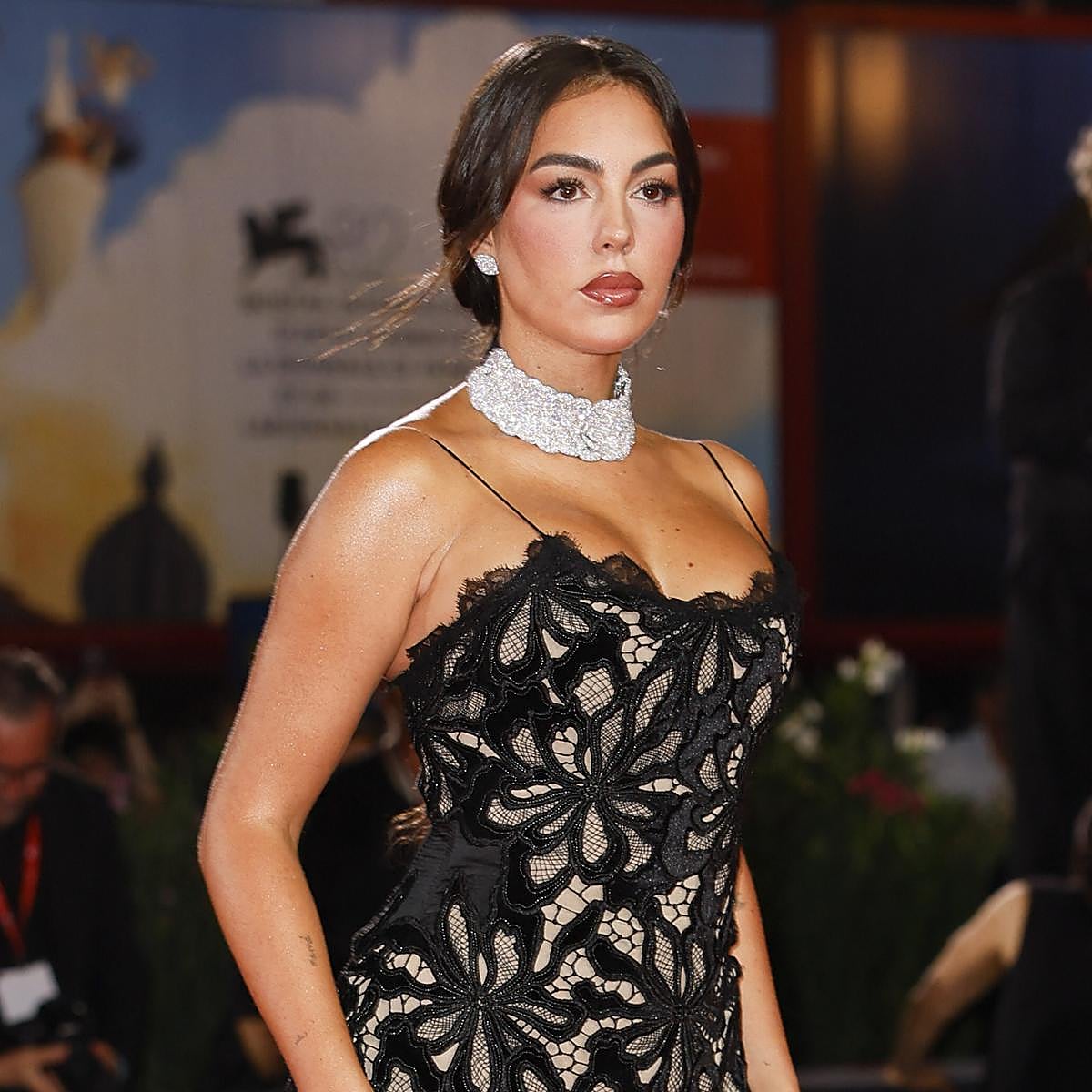 Georgina Rodríguez, recientemente, en el Festival de Venecia.