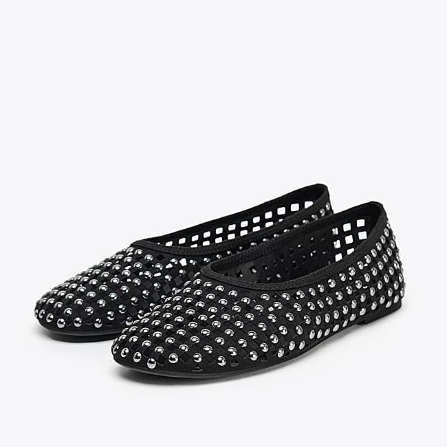Bailarina tachas rejilla (39,95€)