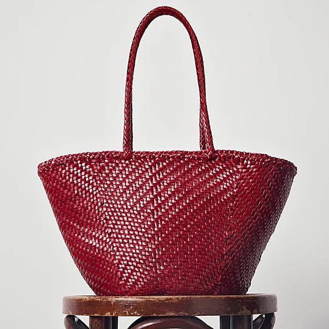 Bolso trenzado estilo shopper de Rouje.