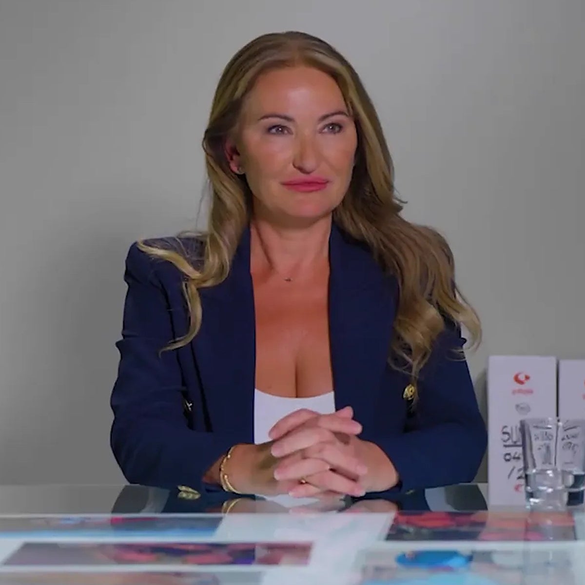 Carolina Perles durante su explosiva entrevista.