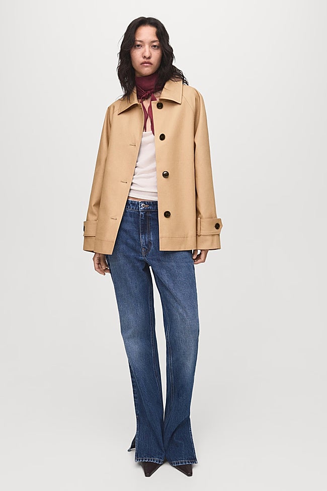 Chaqueta corta de Mango (79,99 euros)