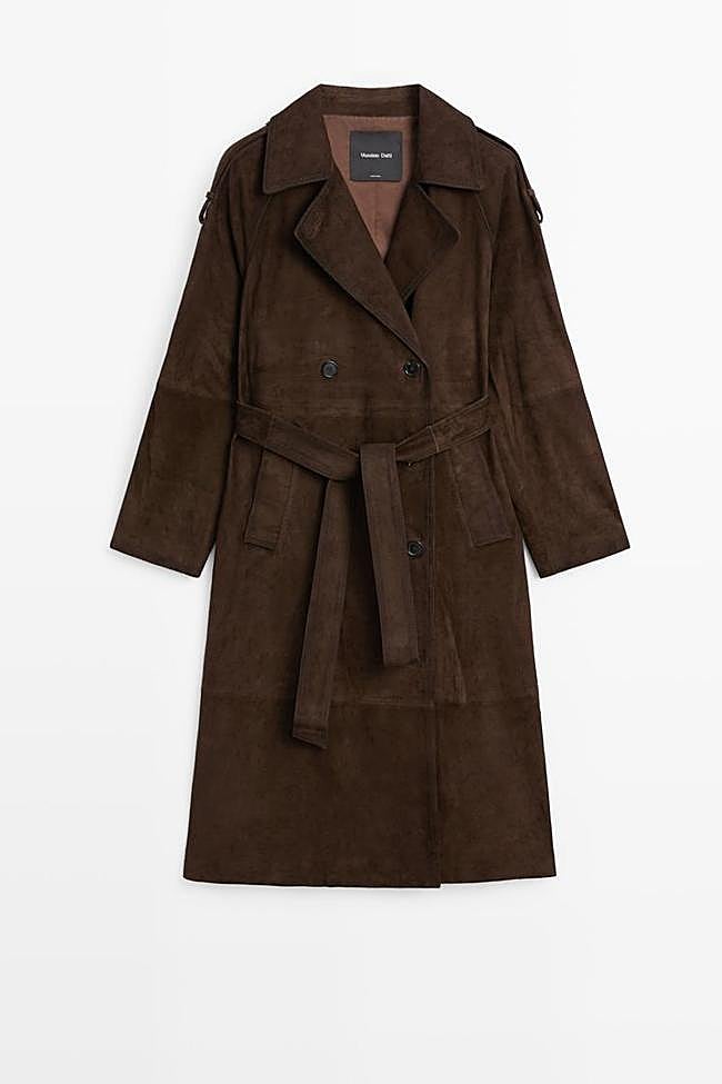 Trench largo piel ante (499€)