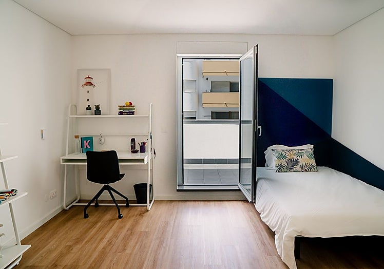 Una de las habitaciones de la residencia de la infanta Sofía en Lisboa.