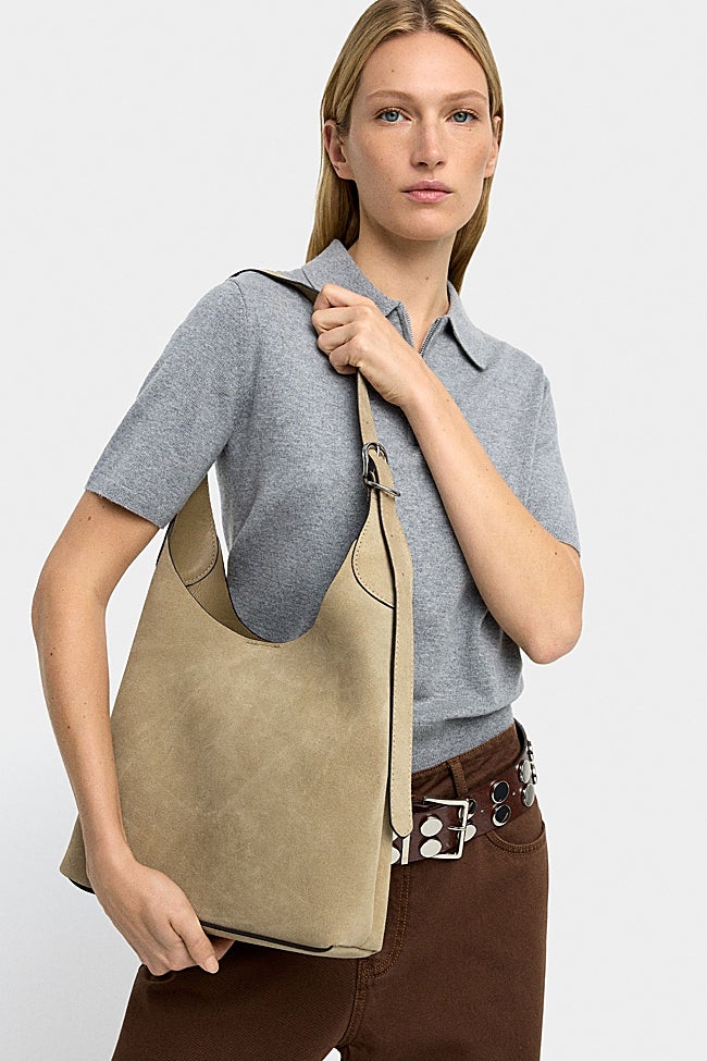 Bolso de serraje de Parfois (35,99 euros)