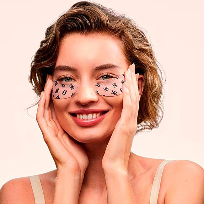 Parches de ojos No-Puff Caffeine d Dolce & Gabanna.