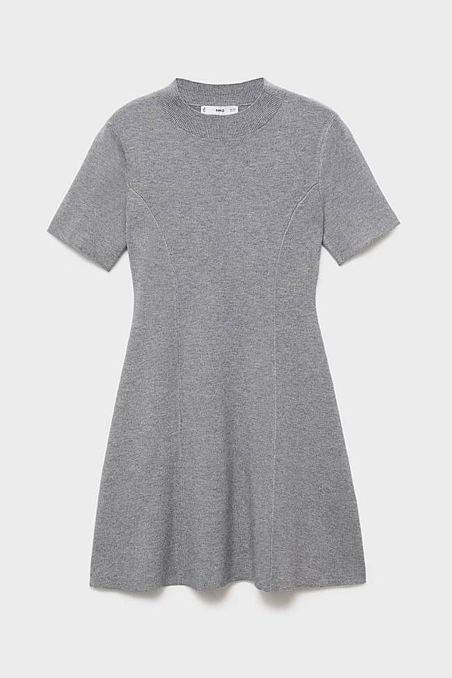 Vestido punto fino evasé (39,99€)