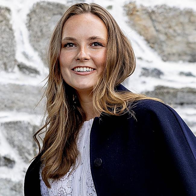 La princesa Ingrid Alexandra de Noruega.