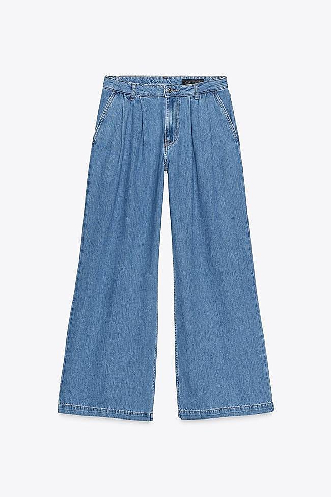 Jeans Z1975 wide leg tiro medio (29,95€)