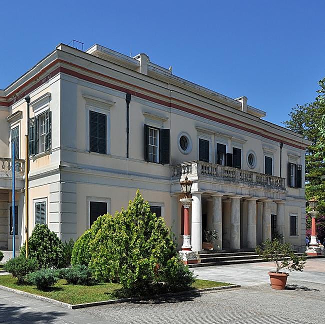 Palacio de Mon Repos, en Corfú.