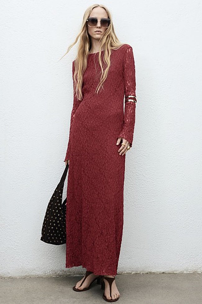 Vestido midi de Mango (49,99 euros)