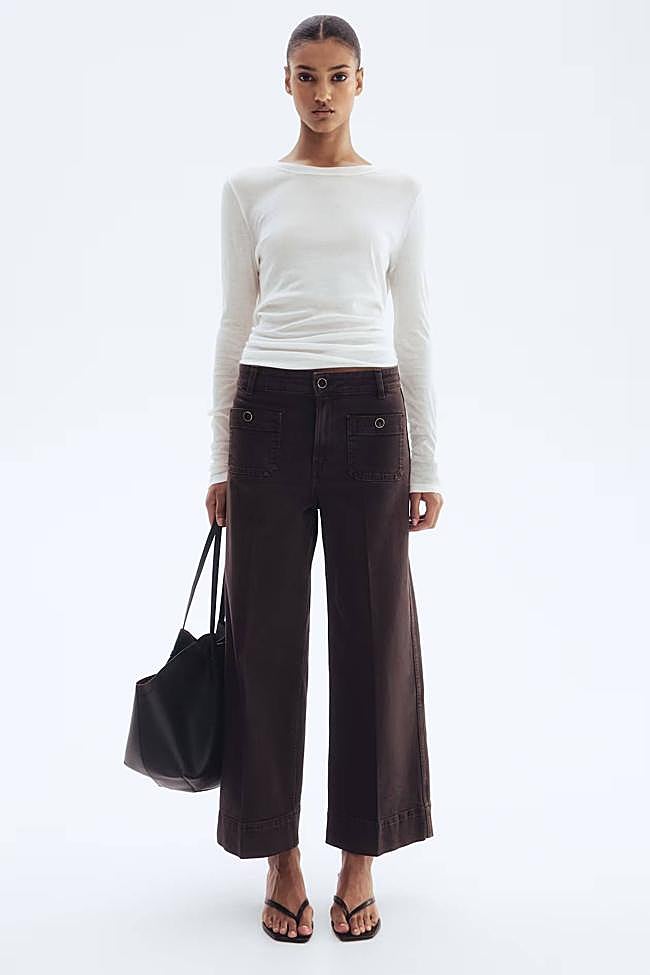 Wide high ankle jeans (29,99€)