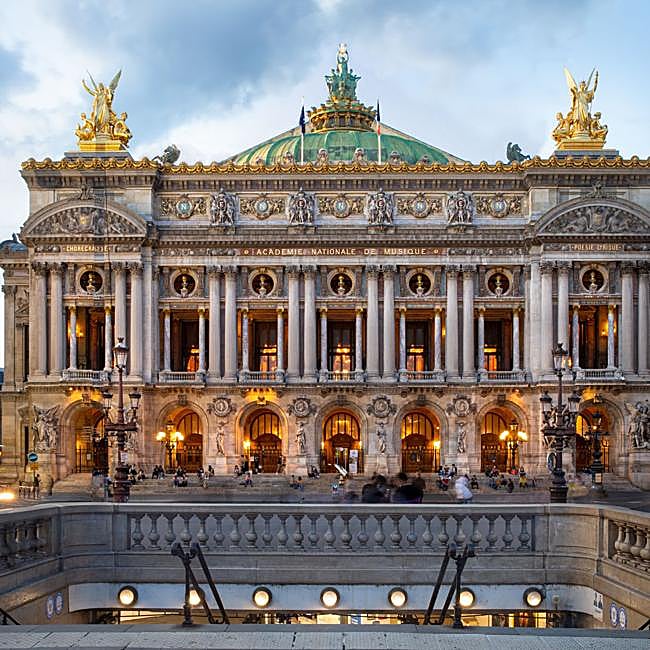 La ópera de París.