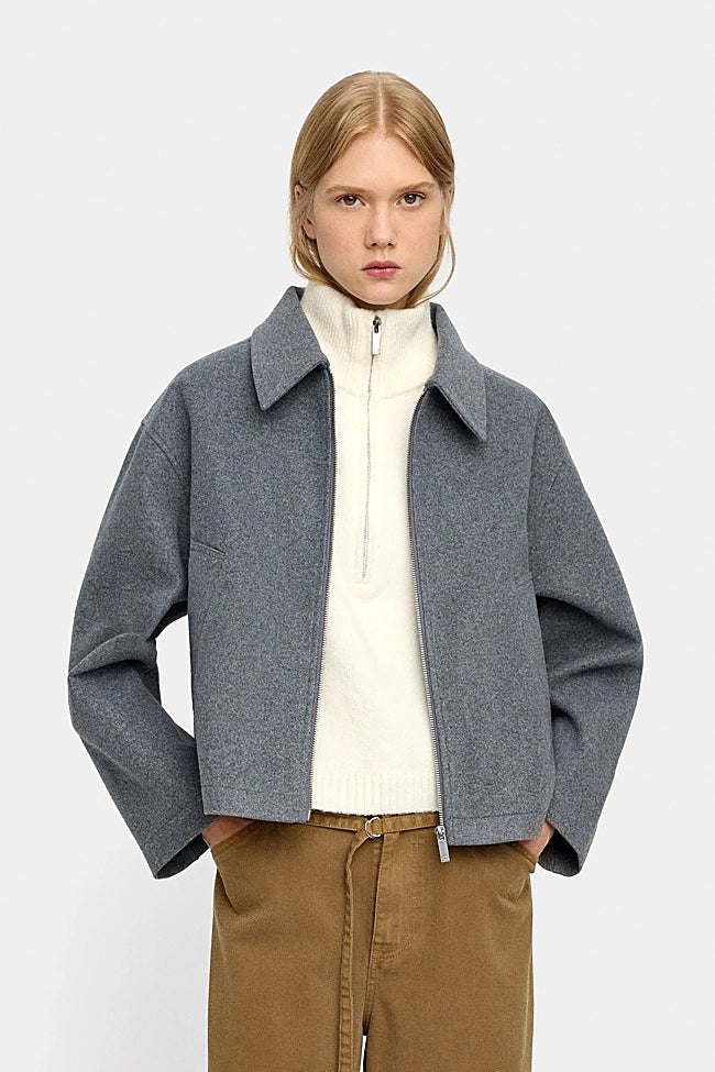 Chaqueta gris de Parfois (35,99 euros)