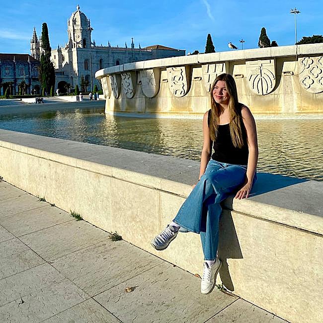 La infanta Sofía pasará el próximo curso en Lisboa.