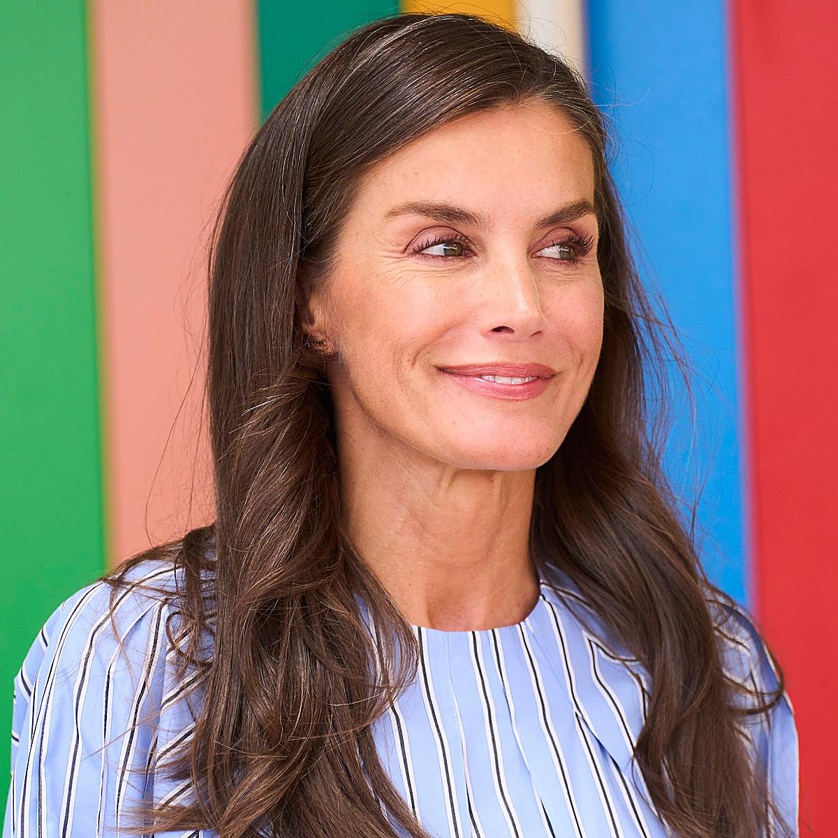 La reina Letizia, durante la inauguración del curso escolar en la Rioja.