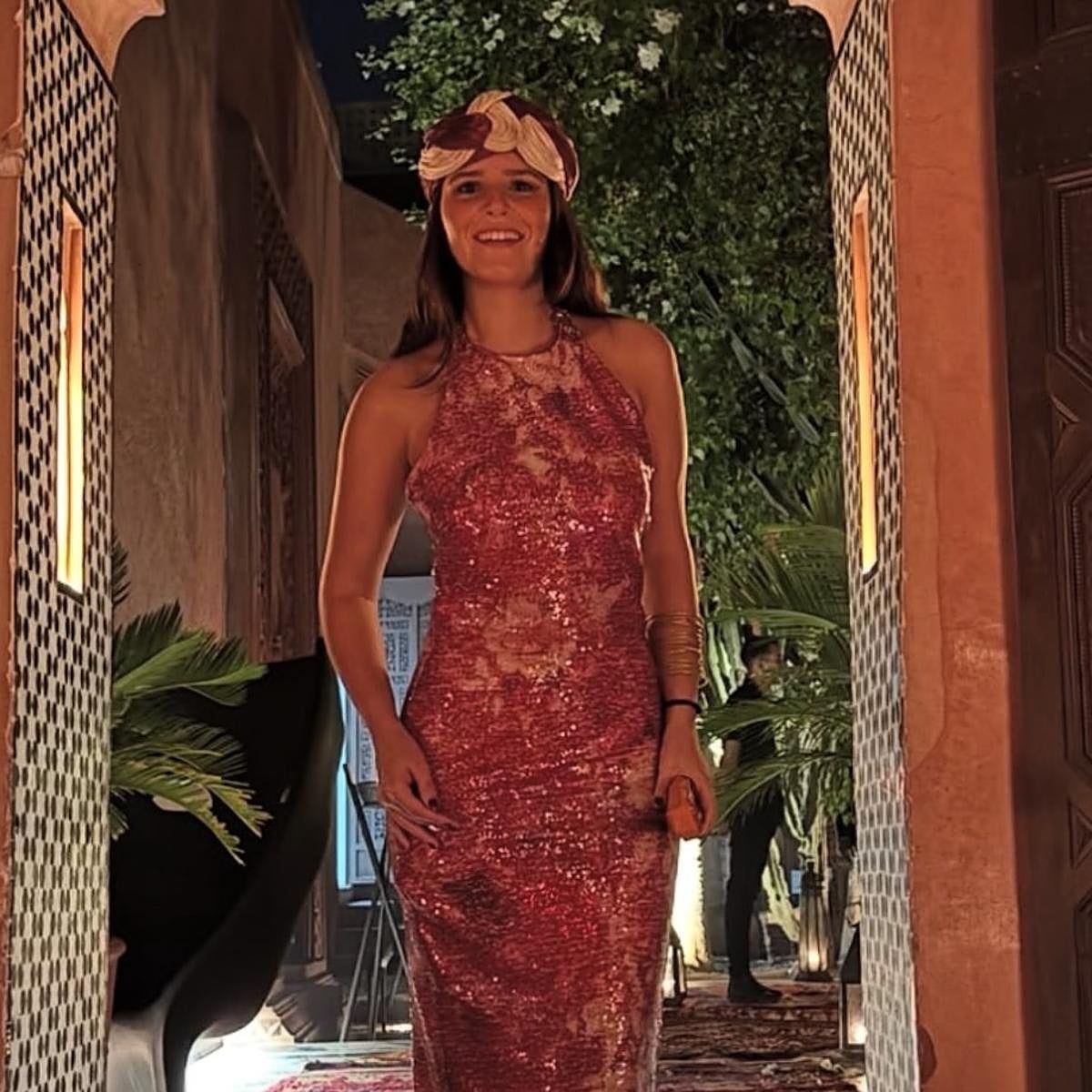 Tana Rivera con un look de Nicolás Montenegro.