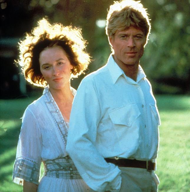 Robert Redford, junto a Meryl Streep.