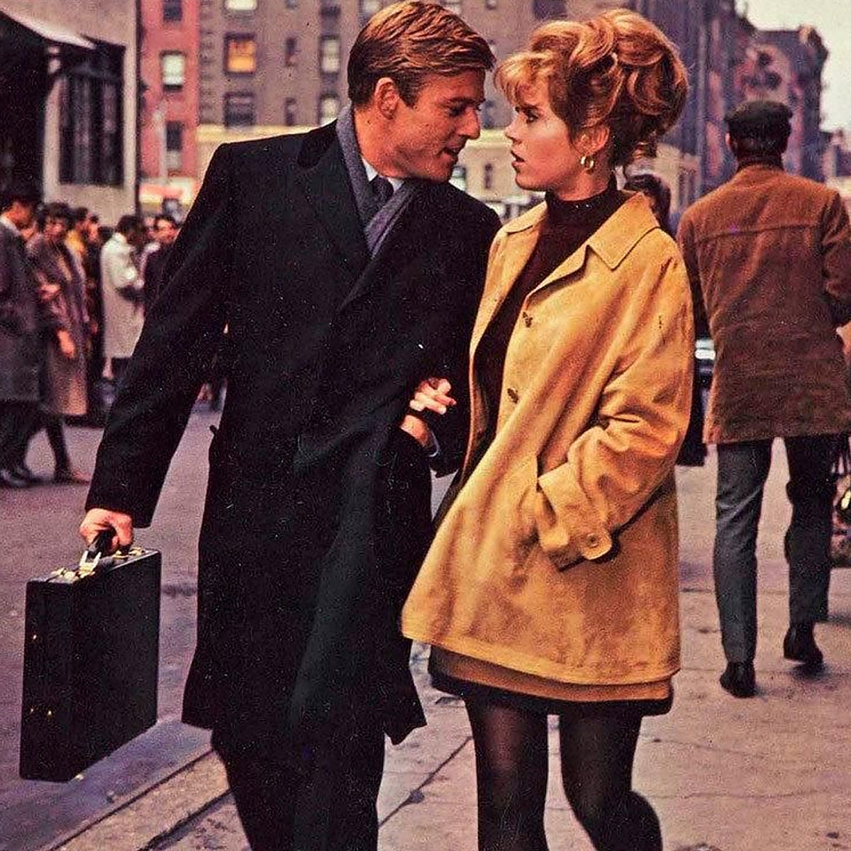 Robert Redford y Jane Fonda en Descalzos por el parque.