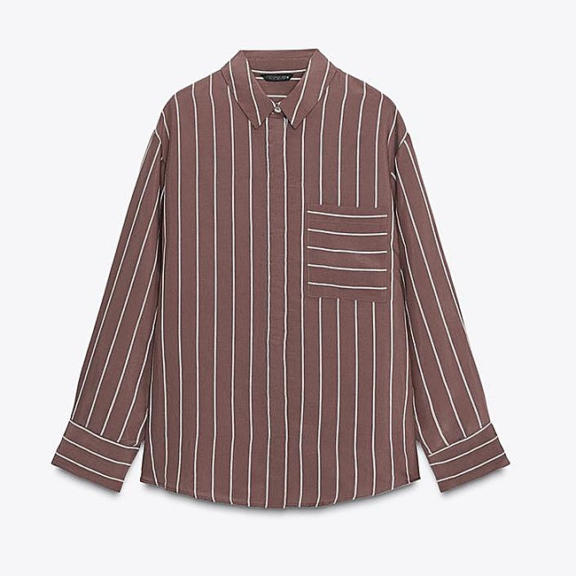 Camisa de rayas de Zara (25,99 euros)