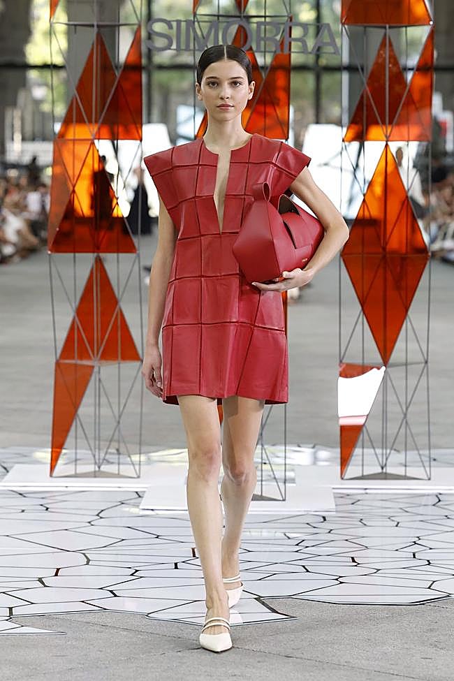 Look del desfile de Simorra.