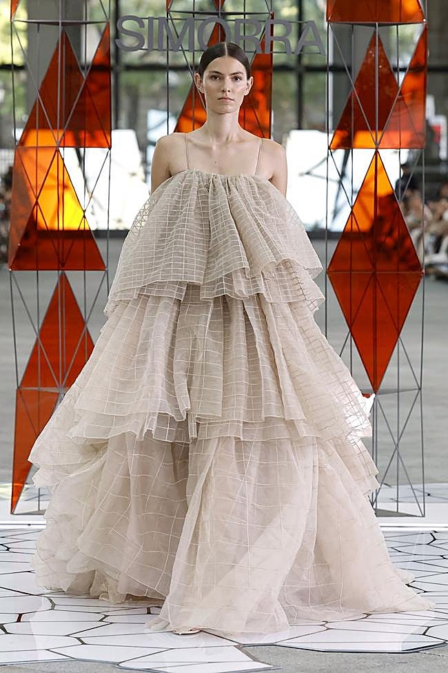 Look del desfile de Simorra.