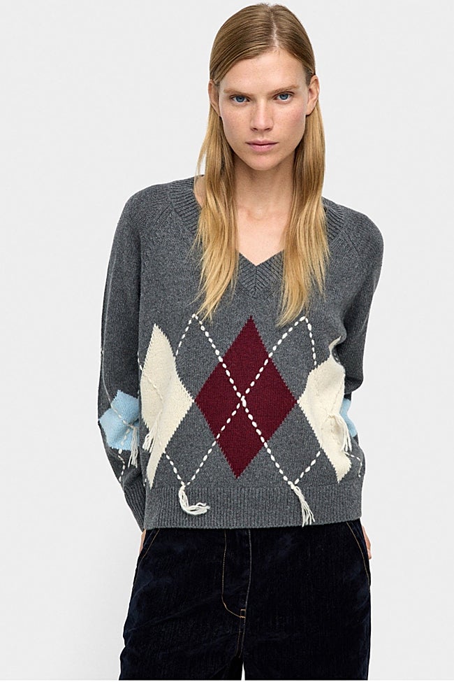 Jersey con rombos de Parfois (35,99 euros)