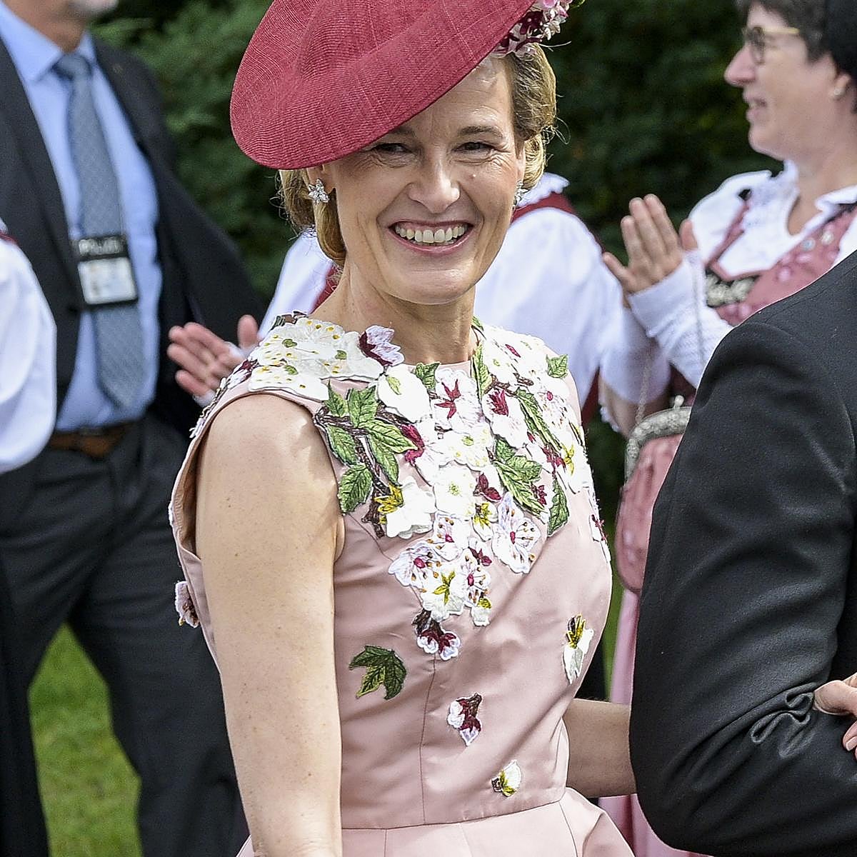 Sofía de Baviera durante la boda de su hija María Carolina y Leopoldo Maduro Vollmer.
