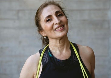 Mujer haciendo ejercicio.