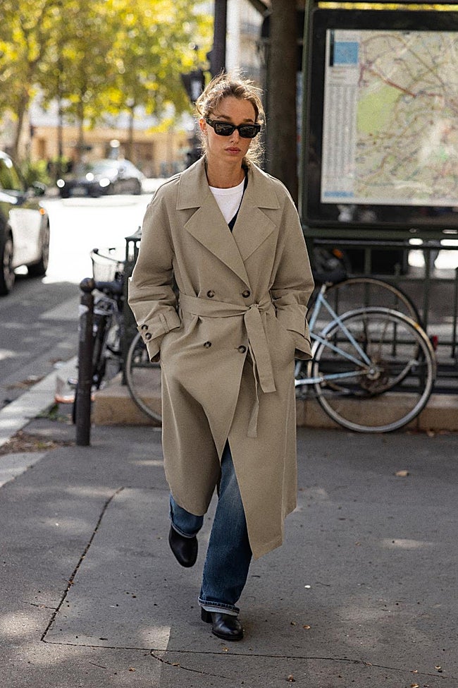 Trench largo de Zara (59,95 euros)