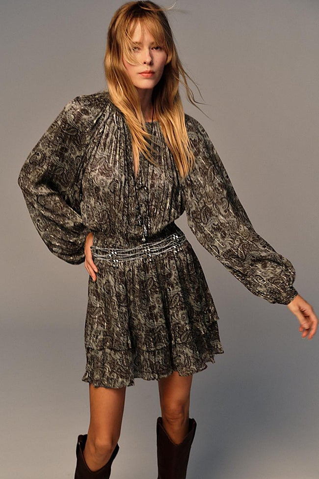 Vestido estampado de Zara (39,99 euros)